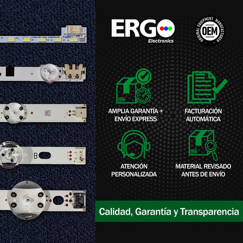 Dt Kit Leds Sanyo Dp42d23 V:2 - Aluminio, Nuevo.