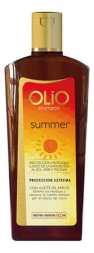 Olio Summer Acondicionador + Shampoo 420g + Blonda Aclarante