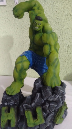 Hulk Em Resina Gigante Esmagaaaaaaaaaaaaaa !!!!!!!!!!