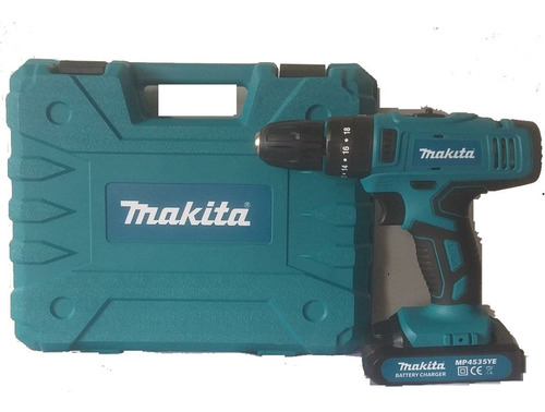 Taladro Atornillador Percutor 21v 3/8 + Accesorios Makita