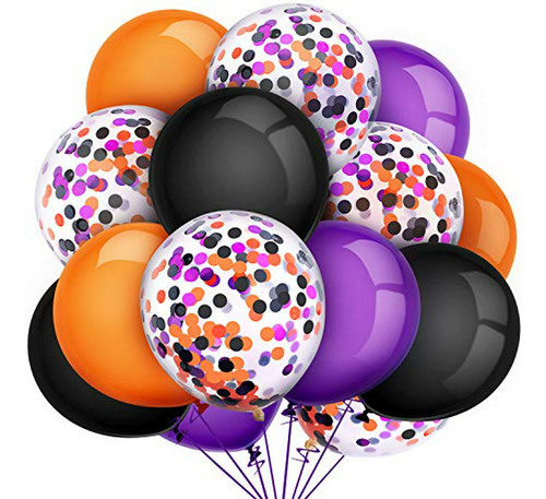 Conjunto De Globos De Halloween Tatuo De 80 Piezas Globos De