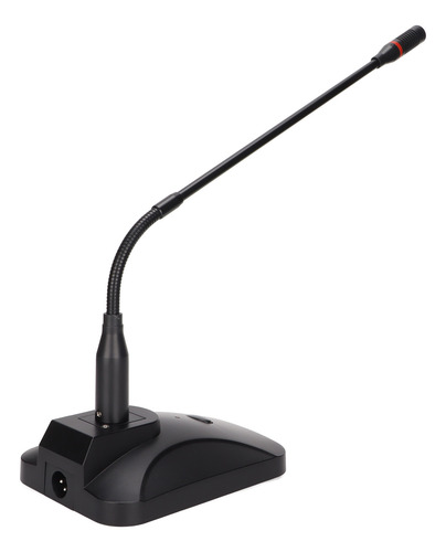 Microfone De Mesa Com Fio Gooseneck Ajustável Xlr Female To