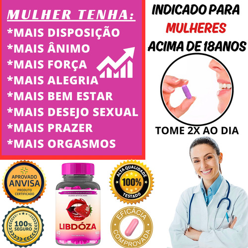 Suplemento Libdóza Melhor Que Azulzinho Rosa Feminino