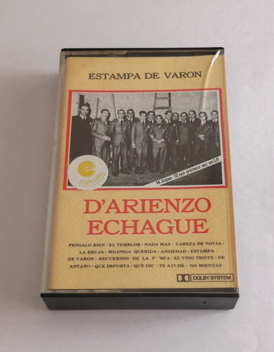 Juan D' Arienzo - Estampa De Varón (cassette Ed. Uruguay)