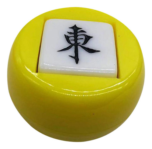 6 Dados Chinos De Mahjong, Dados Poliédricos, , Amarillo