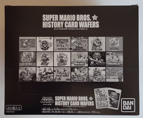 Super Mario Brothers History Bandai Wafer Caja Con 20 Sobres