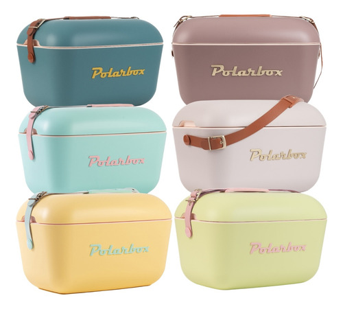 Cooler Retro Caixa Térmica Polarbox Retrô Vintage 20 Litros