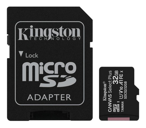 Micro Sd Kingston Canvas Select Plus 32gb