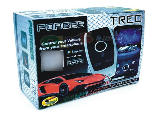 Alarma Automotriz Antiasalto Sirena De 3 Canales Treo Force5