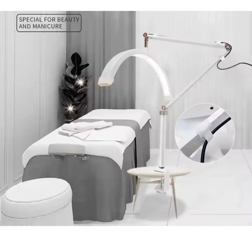 Luminária Led Ring Light Meia Lua Extensão Cilios Estética