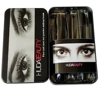 Set Pinceles Maquillaje Estuche 12 Brochas Huda Beauty