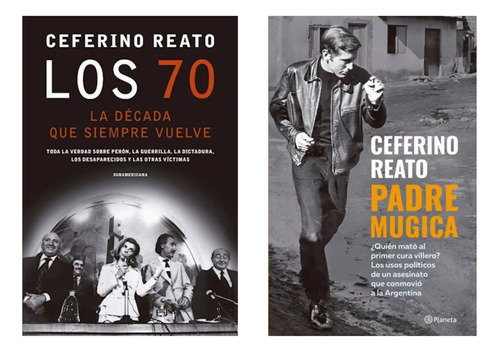 Padre Mugica + Los 70 - Ceferino Reato - 2 Libros