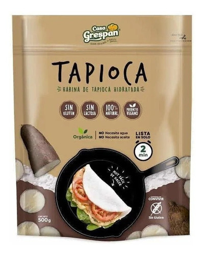 Harina De Tapioca - Tapyoka. Orgánica - Vegana. Agronewen.