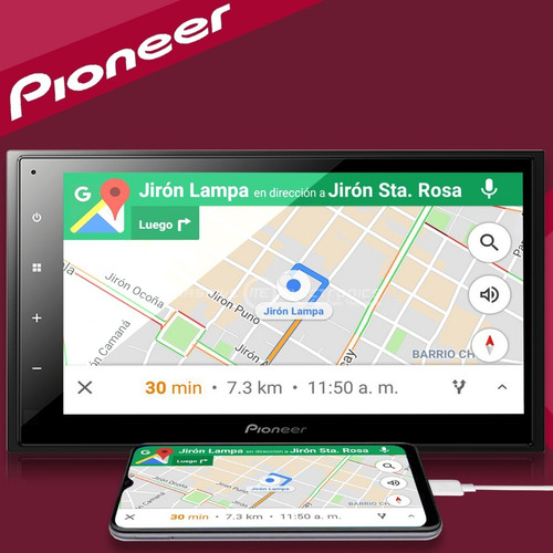 Pantalla Digital Pioneer Dmh-340ex Weblink Bt Usb Alexa