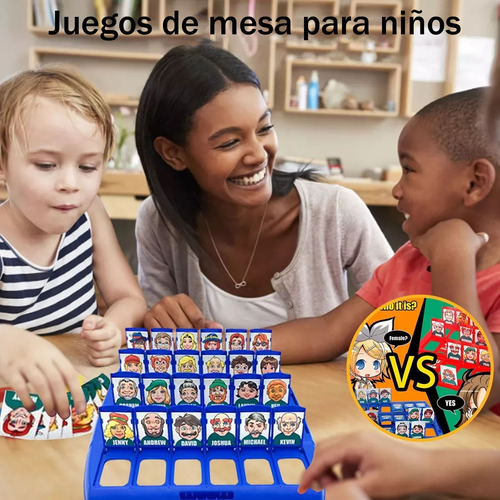 Juego De Mesa Adivina Quién? Juego Plastico De Tablero Juego