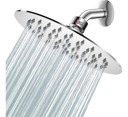 Regadera Ducha 6'' Acero Inoxidable Ahorro De Agua
