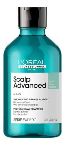 L'Oréal Professionnel Scalp Advanced Shampoo Limpieza Profunda Cabello Graso 300ml