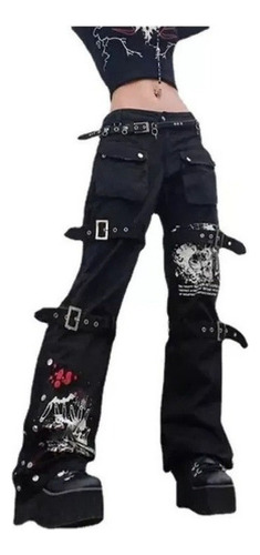 Women's Jeans Gothic Punk 2023