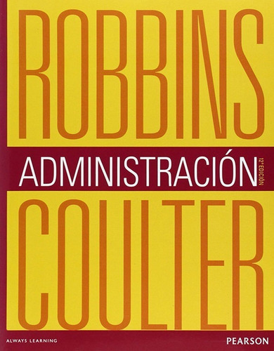 Administración 12 /e Robbins Coulter Pearson Nuevos Original