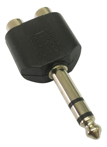 Adaptador 2 Rca A Plug 6,5mm Stereo 