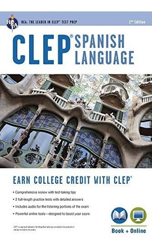 Clep® Spanish Language Book + Online (clep Test Preparation)