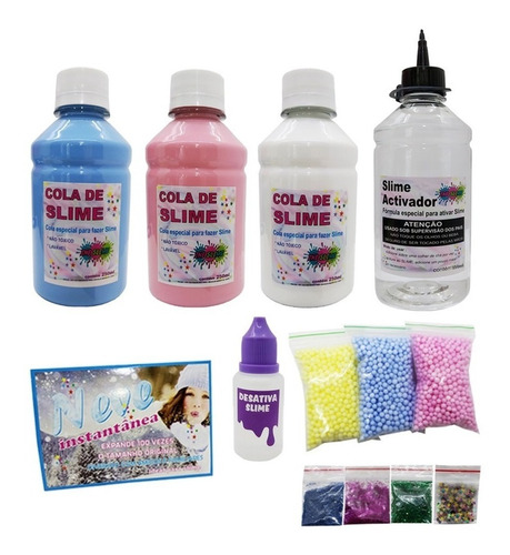 Kit Para Fazer Slime O Mais Barato Do Mercado Black Friday