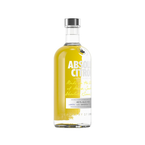Imagen 2 de 7 de Vodka Absolut Citron 750ml