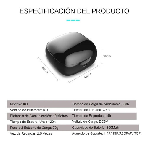 Audífonos Inalámbricos Con Bluetooth Resistentes Al Agua