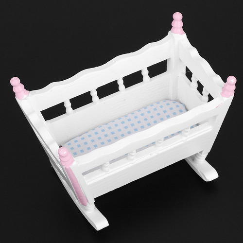 Cuna En Miniatura Dollhouse, Accesorios Para Juguetes