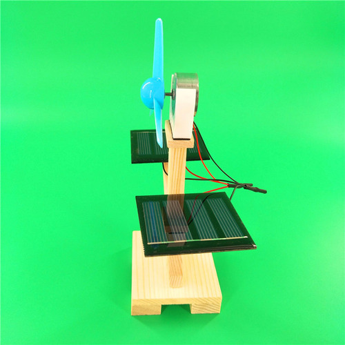 Kit De Maqueta De Ventilador Con Energía Solar Para Bricolaj