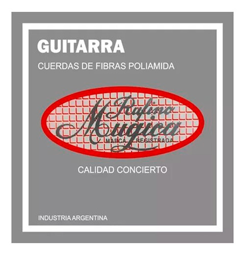 Encordado Guitarra Clasica Rufino Mugica Sobre Gris
