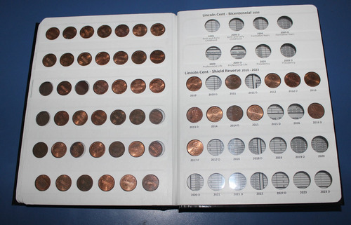 Álbum Para Moedas One Cent - Descrição