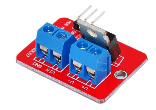 Imagen 3 de 10 de Modulo Driver Mosfet Irf520 24v 5a Arduino Hobbytronica