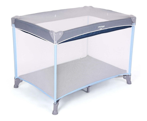 Imagem 3 de 5 de Berço Portátil Light 0 À 15 Kg - Azul - Voyage