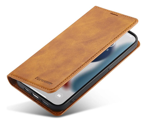 Funda Para iPhone Modelos Estilo Cartera Tipo Piel Casual