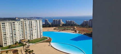Precioso Dpto Condominio Laguna Bahia-algarrobo.