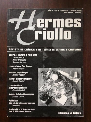 Hermes Criollo #4 - Crítica Y Teoría Literaria Y Cultural