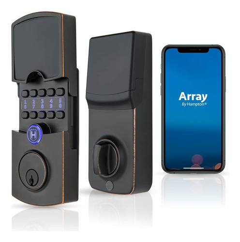 Array By Hampton - Gen 2 Cooper Smart Lock Para Puerta Delan