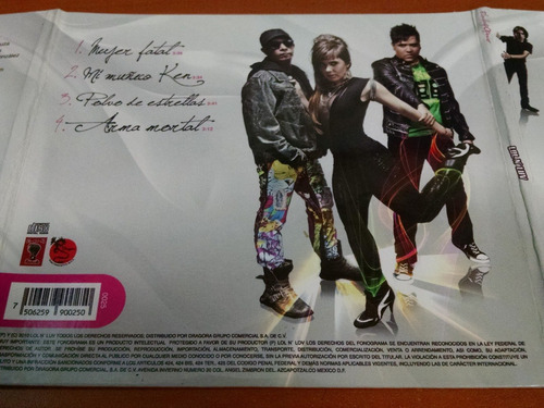 Lol N´ Luv, Electropopawer, Cd Single, Del Año 2010. (Usado)