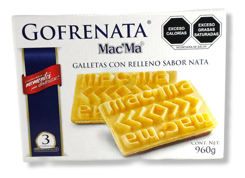 Galletas Gofrenata Macma 960 G