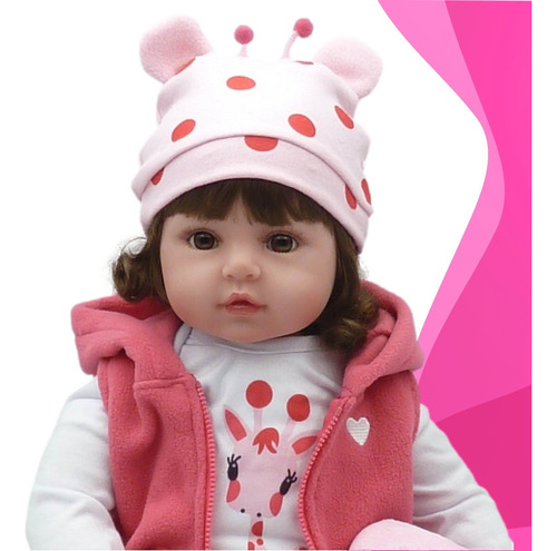 Cuerpo de silicona de jirafa de peluche Baby Reborn Brand New Happy