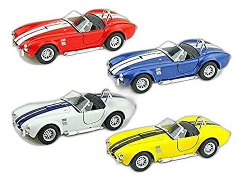 Kinsmart 1-32 Escala Diecast Pullback Acción 1965 Shelby Cob