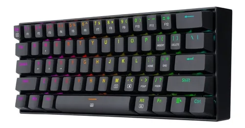 Teclado Rgb Mecanico Qwerty Idioma Español Sin Numerico