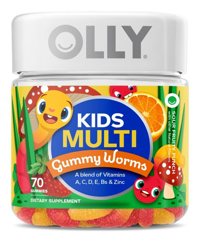 Olly Vitaminas Para Niños Gusanitos En Gomitas