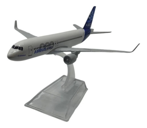 Avião Miniatura Airbus A320 Metal 15cm