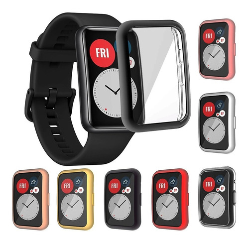 Case 360 + Protector Pantalla Para Reloj Huawei Watch Fit 2