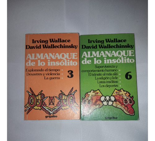 Almanaque De Lo Insólito 3 Y 6 - Wallace / Wallechinsky-b67