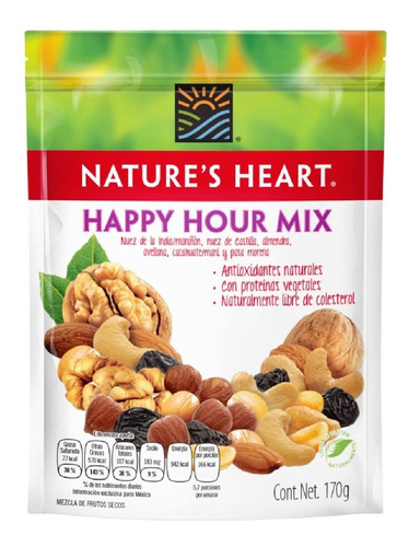 Nature's Heart · Snack De Nueces Y Frutas Happy Hour