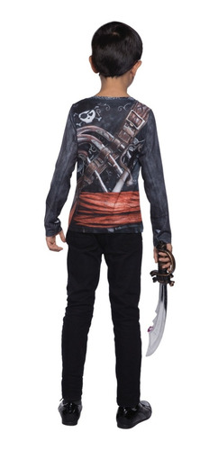 Disfraz De Pirata Para Niño Playera Estampada De Pirata Disfraz Halloween Playera Para Niño De Pirata Buccaneer Kid