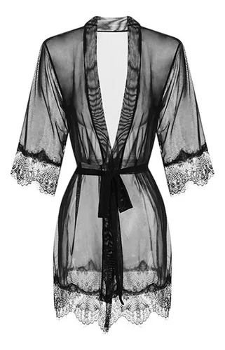 Camisones De Encaje Transparente Para Hombre Y Mujer Con Cue